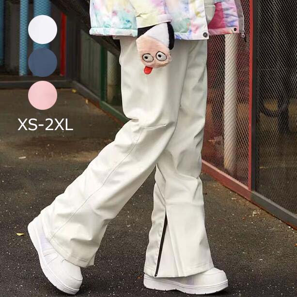 【本日限定】スノーパンツ メンズ レディース ユニセックス スキーパンツ ウエスト調整可能 単品 スキーウェア パンツ 男女兼用 ボードウェア スノボウェア パンツ スノボ ウェア スノーボード スノ
