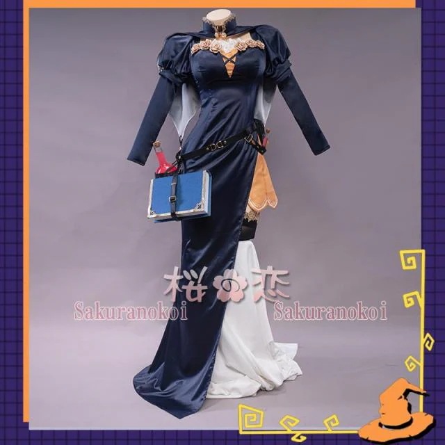 原神 げんしん genshin リサ・ミンツ Lisa Minci コスプレ 衣装 cosplay イベント パーティー コスチューム 変装 仮装 uw1519