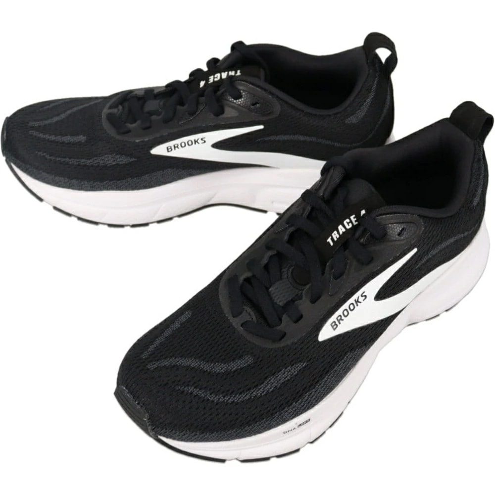 ランニングシューズ トレース4 ブラック/ホワイト BRW4412