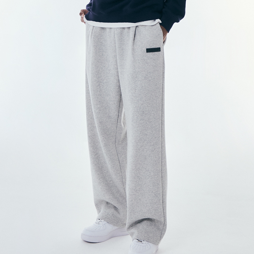 Daily standard wide pants (Melange Gray)
