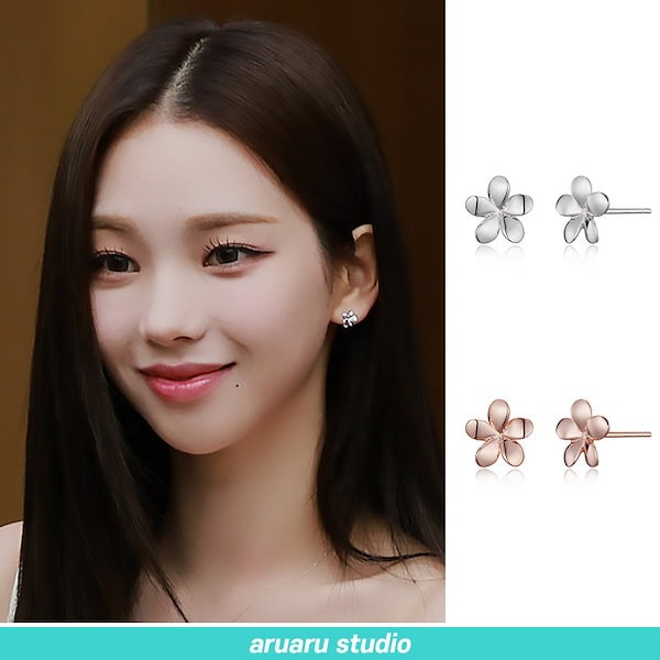 ◆aespa カリナ 着用◆【HAESOO.L】GNS121_925silver ピアス ◇aespa カリナ 着用◇【HAESOO.L】GNS121_925silver ピアス