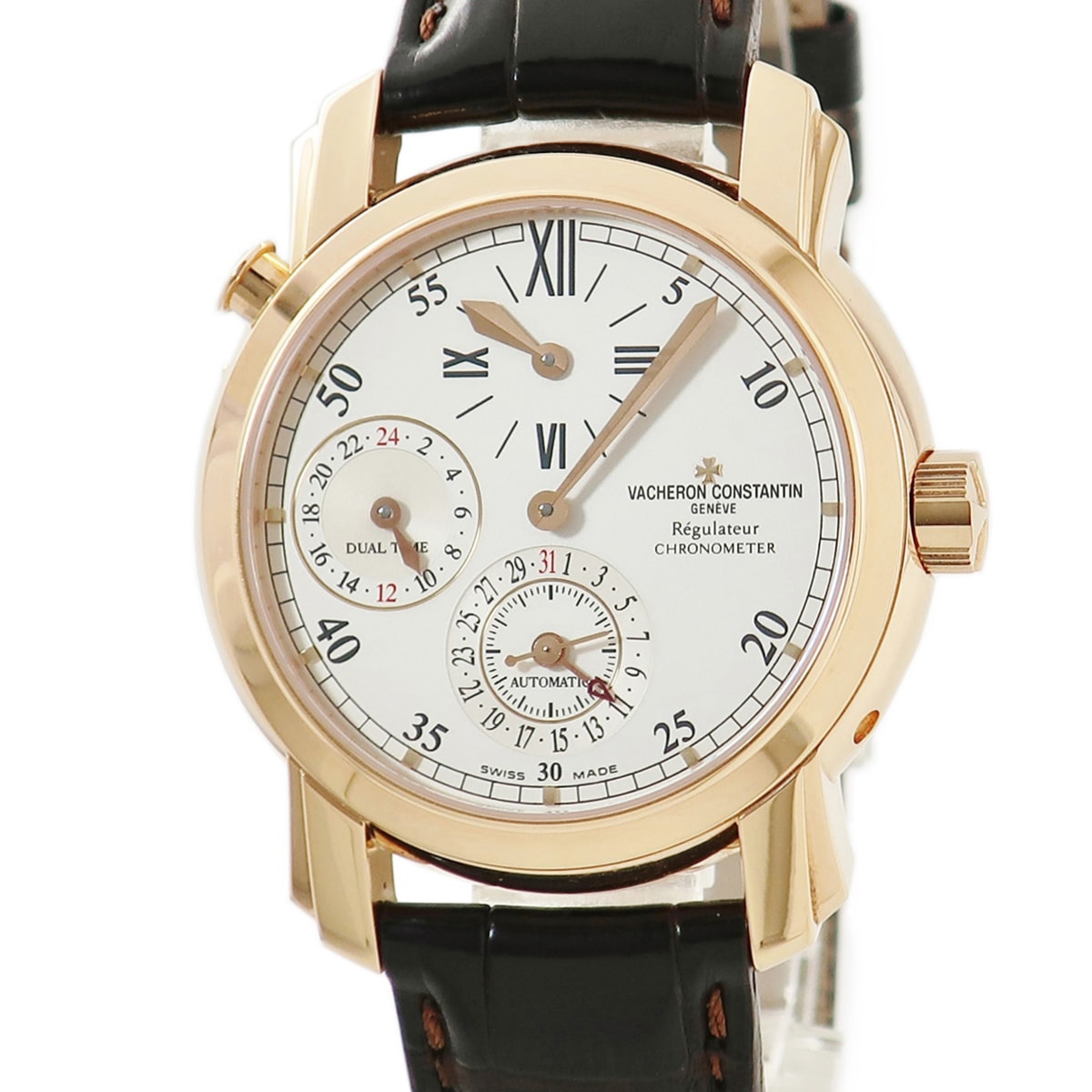 マルタ デュアルタイム レギュレータ 42005/000R-9068 自動巻き メンズ OH済 K18PG GMT 3年保証 840,686円