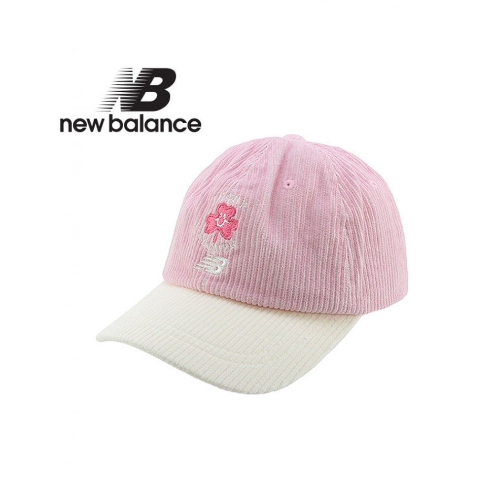 ニューバランスキッズコーデュロイカラーボールキャップ (NK8BCF104U-25) _ピンク