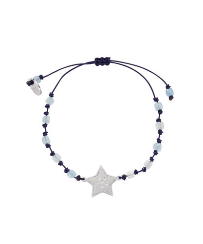 NFF star parts bracelet blue スターパーツブレスレット ブルー 韓国アクセサリー