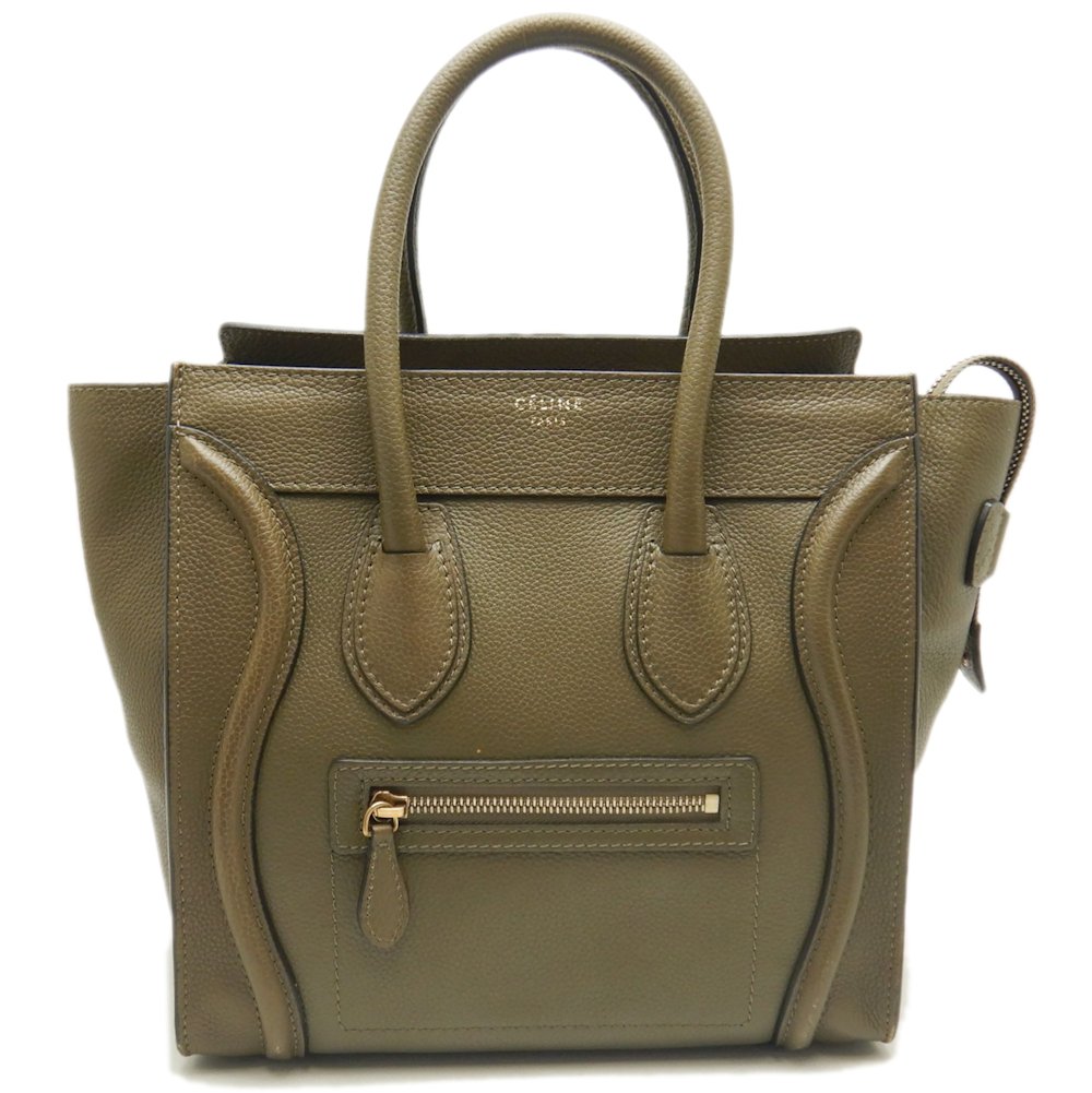 ラゲージマイクロショッパー 189793D トートバッグ カーフ オリーブ/252723【中古】