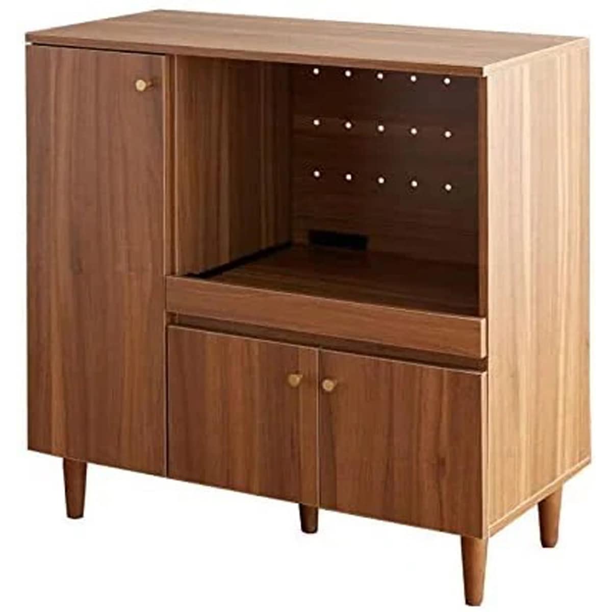 幅85cm 脚付きレンジ台 キッチン収納 食器棚 おしゃれ