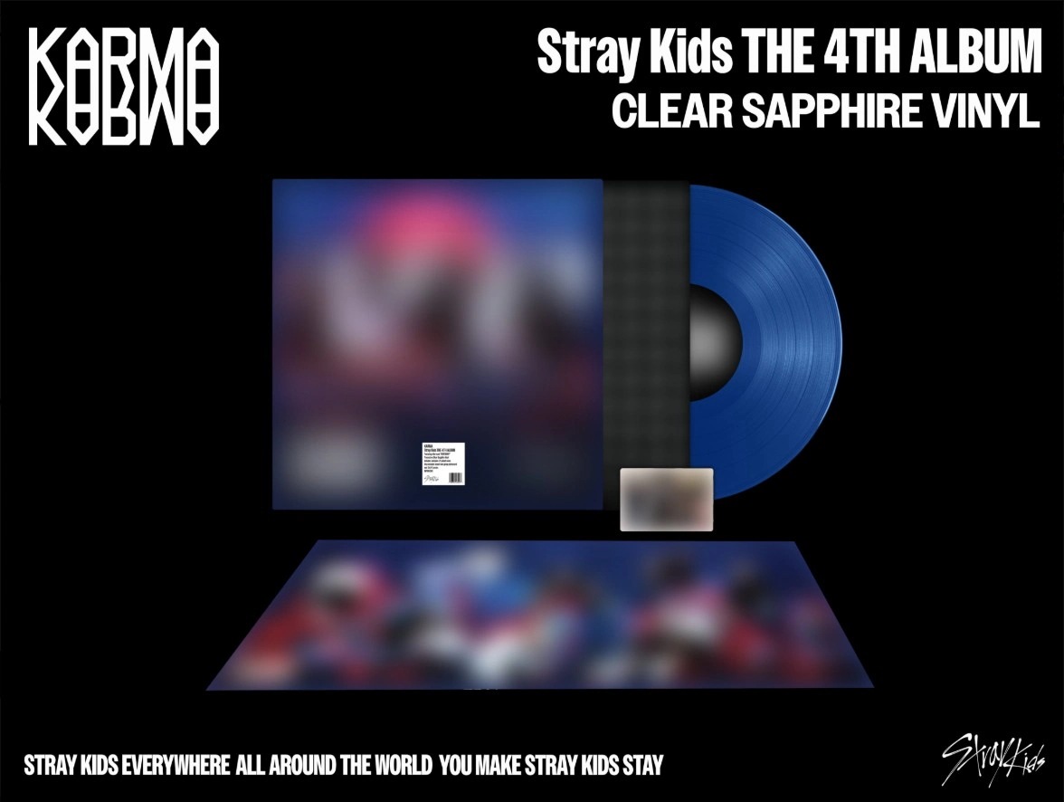 StrayKids KARMA LP盤 GRAPHITE VINYL KARMA (GRAPHITE VINYL) (Stray Kids Shop Exclusive) - Stray