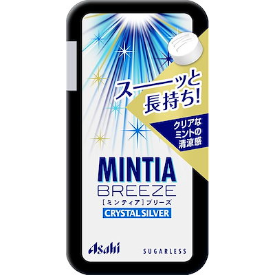 他サイト： 【即納】アサヒグループ食品 ミンティアブリーズ クリスタルシルバー 30粒×8個の商品画像