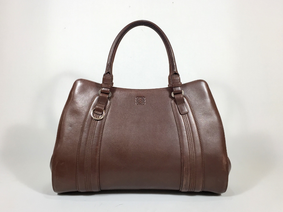 トートバッグ アナグラム レザー ブラウン 中古品