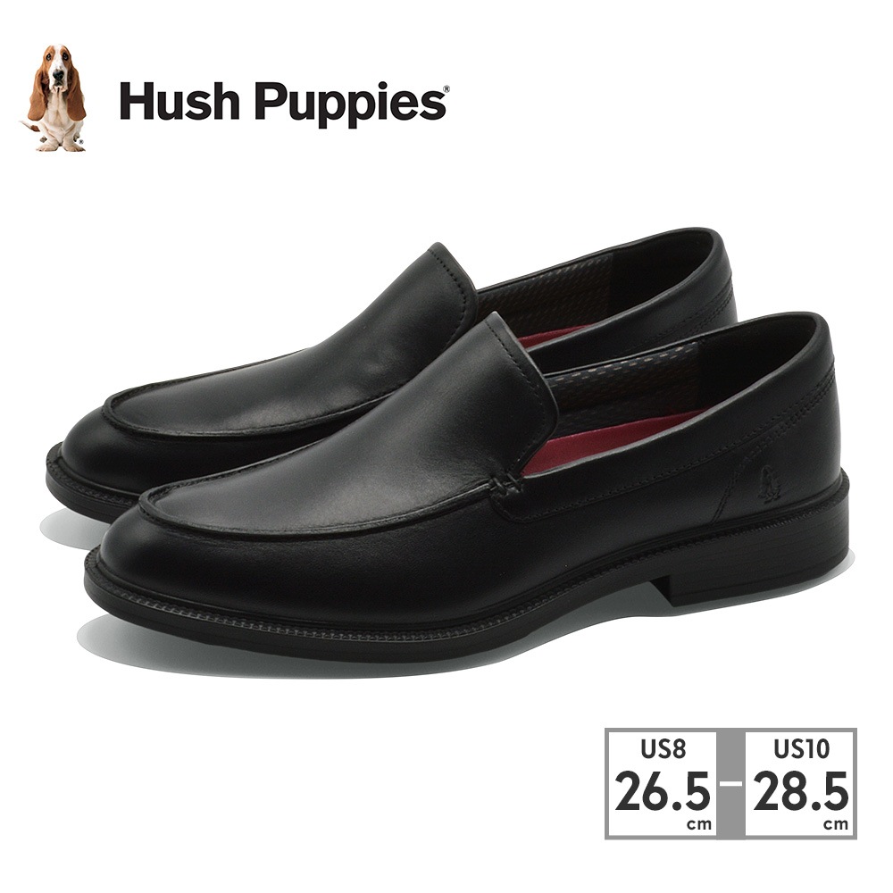Hush Puppies ビジネスシューズ メンズ HPM10319 ハッシュパピー Banker Slip On 本革 レザー スリッポン