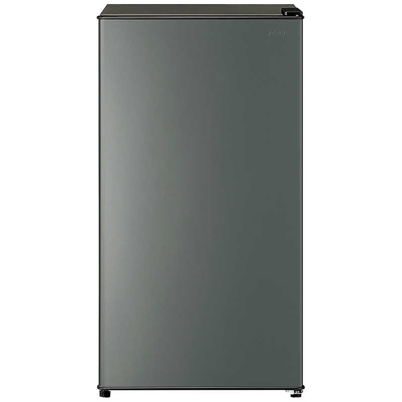 アクア　AQUA　冷蔵庫 1ドア 90L 右開き 直冷式 幅45.2cm ダークシルバー　AQR-9R-DS（標準設置無料）