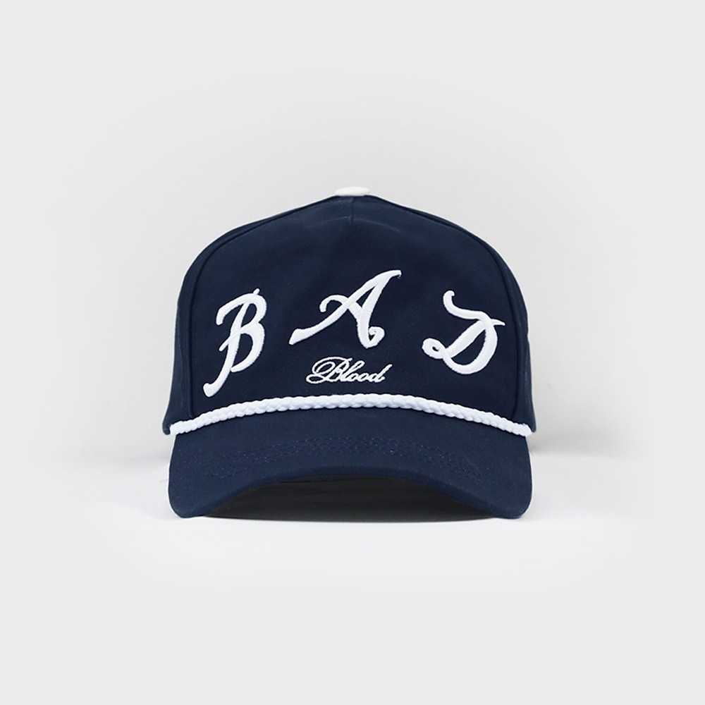 バッドブラッド [w-hat24-017] バッドロゴロープボールキャップ-ネイビー