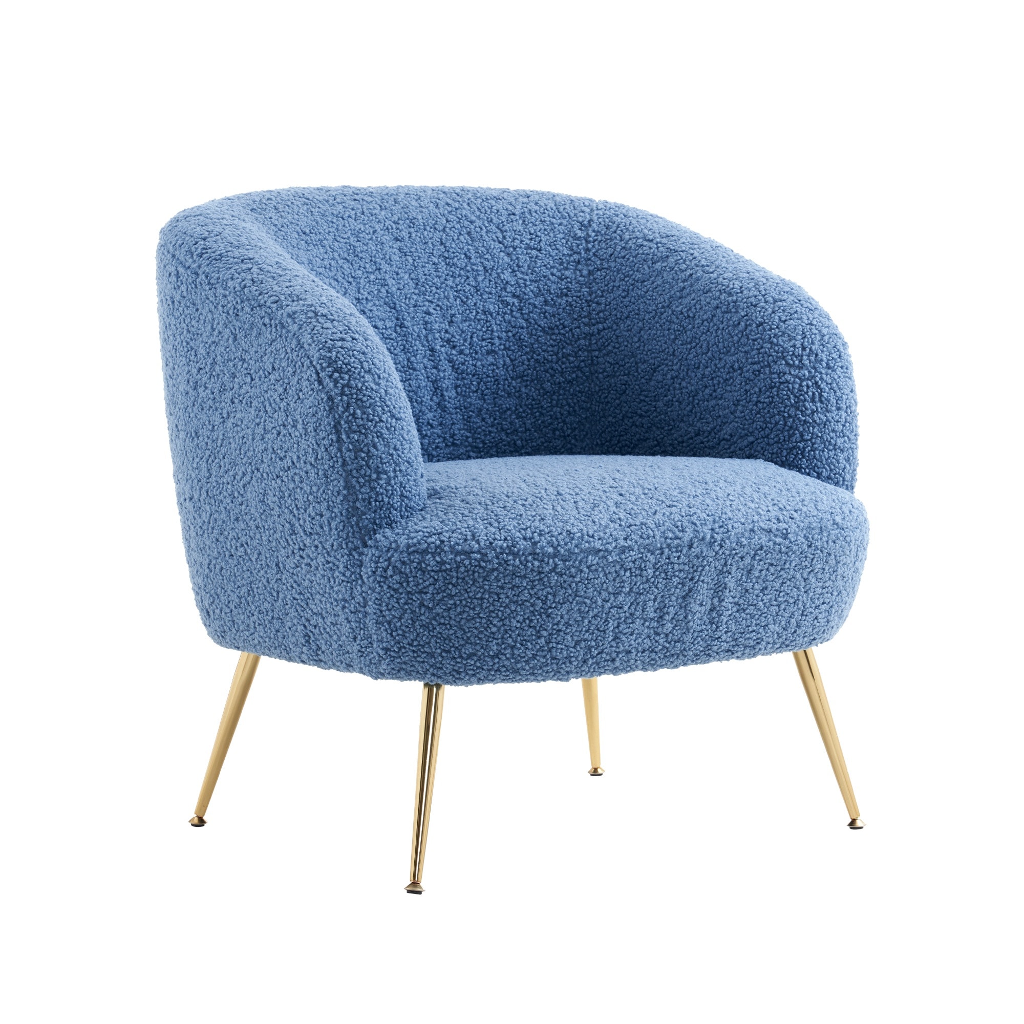 【国内発送,送.料無料】【新品】【ネイビー】ソファ チェア 一人掛けソファ リビングチェア ふんわり 柔らかい アジャスター付き レトロ かわいい モダン