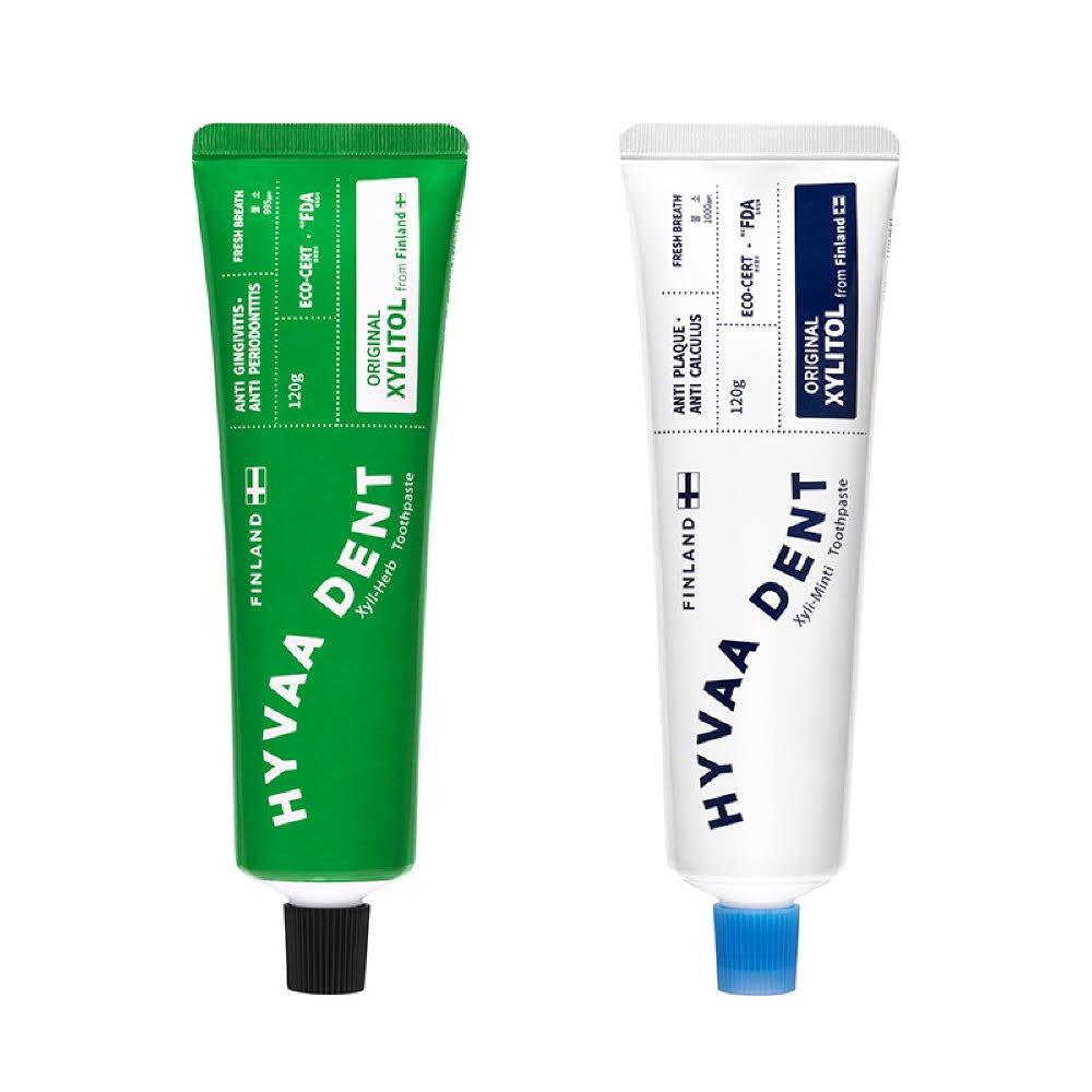 hyvaa dent toothpaste 120g 6ea 100% FDA-approved Finnish xylitol