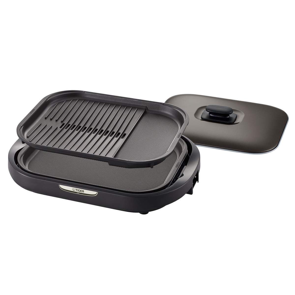 タイガー CRC-B202T ホットプレート　プレート2枚タイプ　ブラウン CRCB202T