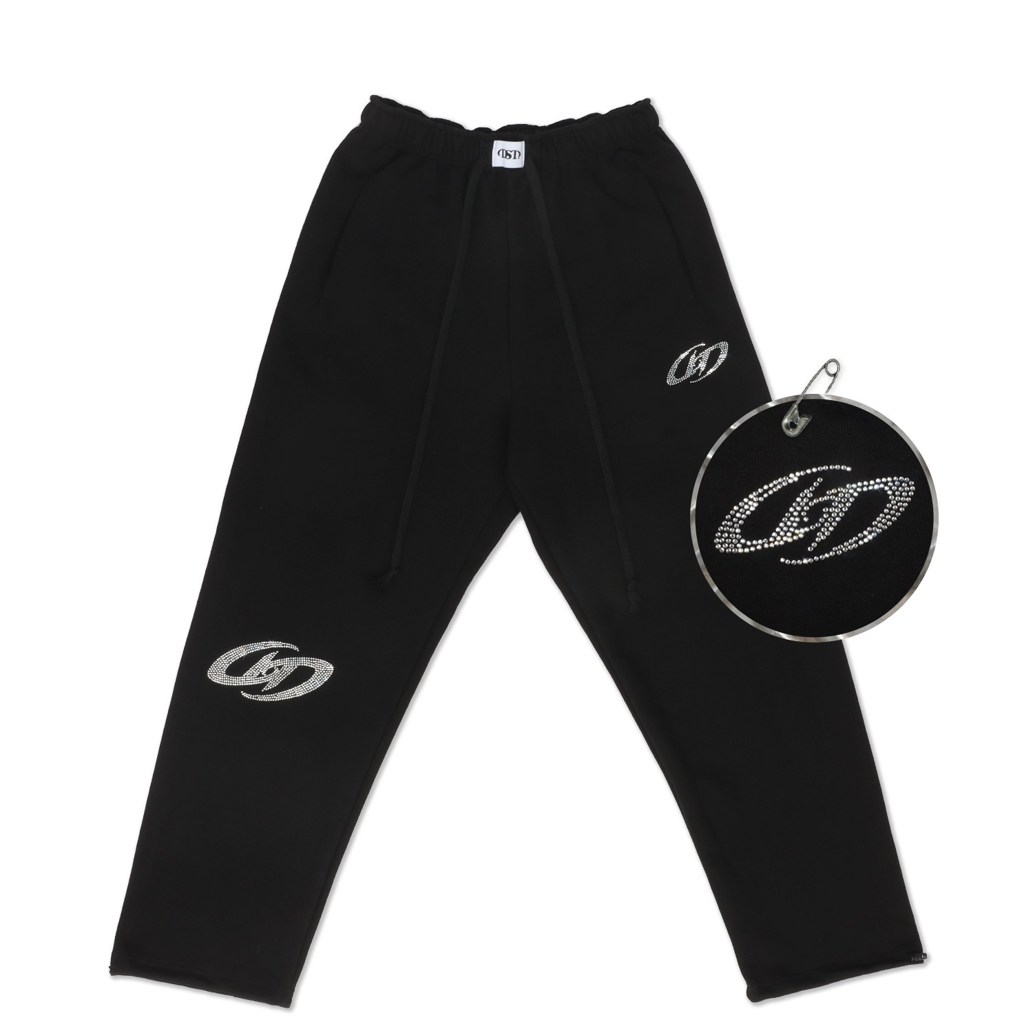 LOGO CRYSTAL 2WAY JOGGER TYPE1（BLACK）