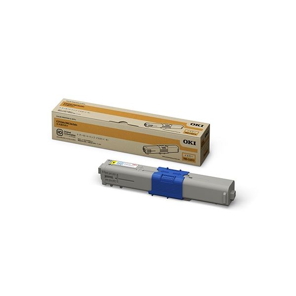 沖データ(OKI) 小容量トナーカートリッジ イエロー TNR-C4KY3 1個 8,088円