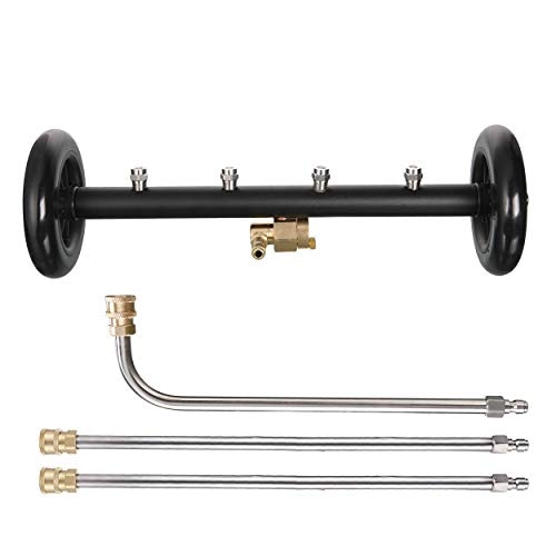 Tool Daily 二重機能の車台クリーナー 高圧洗浄機 表面洗浄 16インチ（約40.6*） 延