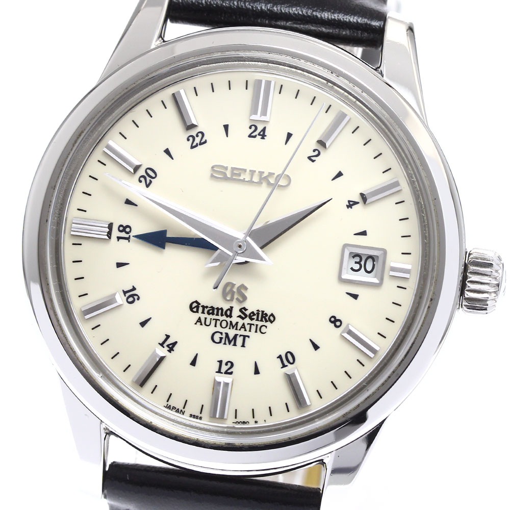 セイコー SEIKO SBGM003/9S56-00B0 グランドセイコー GMT デイト 自動巻き メンズ 良品 保証書付き_898112【中古】