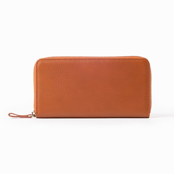 小田清 豊岡工房 牛革長財布 キャメル 437908