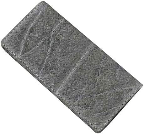 【新規OPEN】【期間限定セール】【激安】【新品未使用】本エレファント　象革　無双タイプ　国内縫製　総マチ付き　ロングウォレット　EF-01　GY