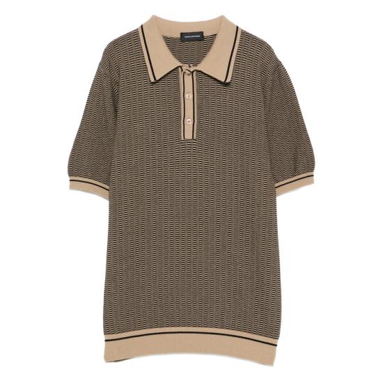 TAGLIATORE Men Polo Shirts PWE26 05 THIMBLE 1 NT BROWN NEUTRALS