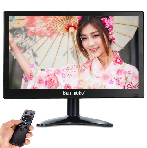 13.3インチ CCTV安全監視モニター IPS液晶モニター 防犯カメラ ディスプレ画面 HDMIBNCVGAAVUSB入力 多機能LCD 1920x1080フルHDの 小型PC ディスプレイ