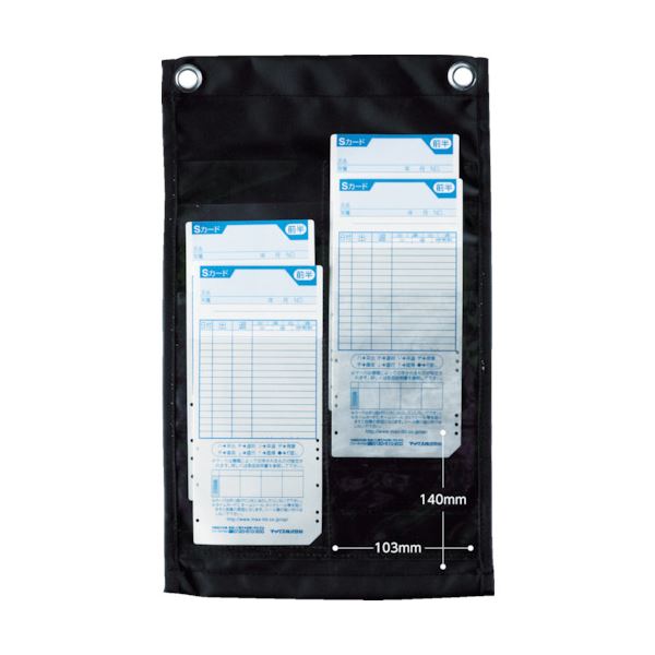 TRUSCO シートポケットタイムカード10枚用 SP-TC10 1枚 (×10セット)