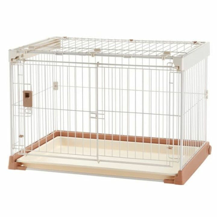 リッチェル お掃除簡単ペットケージ 900 ブラウン 送料無料 ドッグ ペットケージ ペットサークル ワイヤー製 小型犬用 リッチェル Pet館 ペット館 【D】