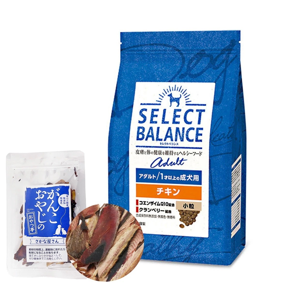 ドッグフード アダルトチキン 小粒 3kg【お試し国産お魚厚削り15g付き】