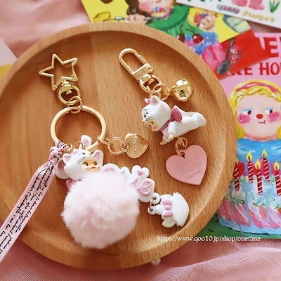 新品　マリーちゃん　マスコット　キーホルダー 新品未使用タグ付き】にこにこはーちょ マリーちゃん ぬいぐるみ