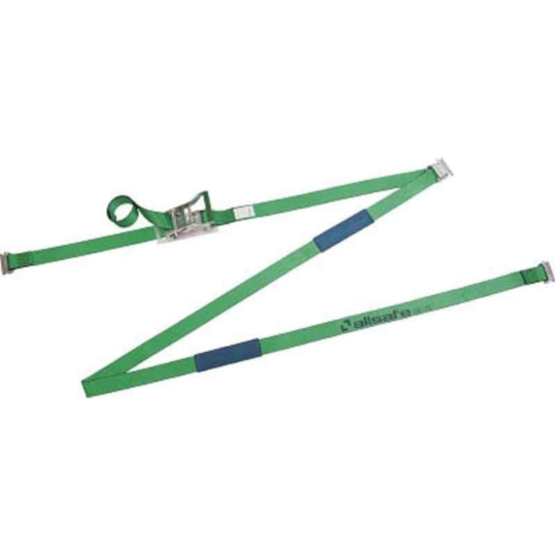 オールセーフ　ベルト荷締機 リターン式T-ワンピース付きラッシングベルト　R5TP1R