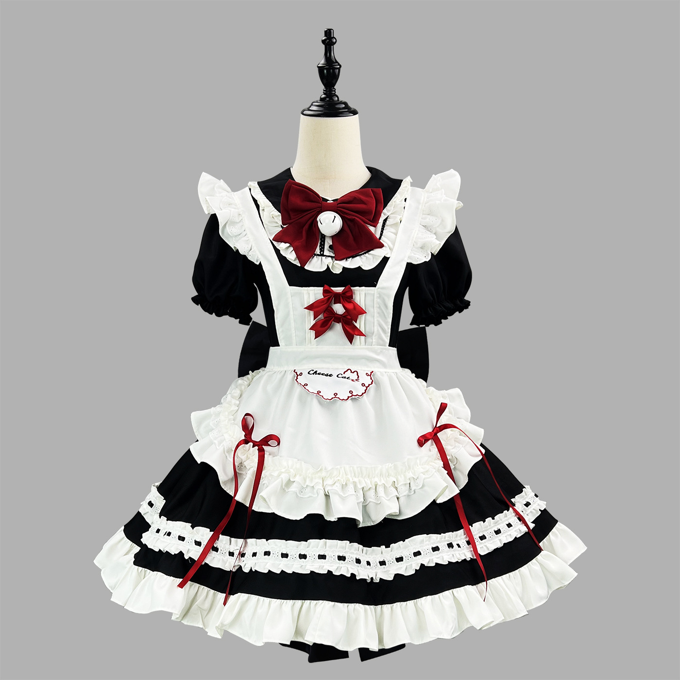 【2025新作 急速出荷】新作白黒 可爱い ソフト妹 メイド lolita ワンピース 女子服 ソフト妹 カフェ 二次元