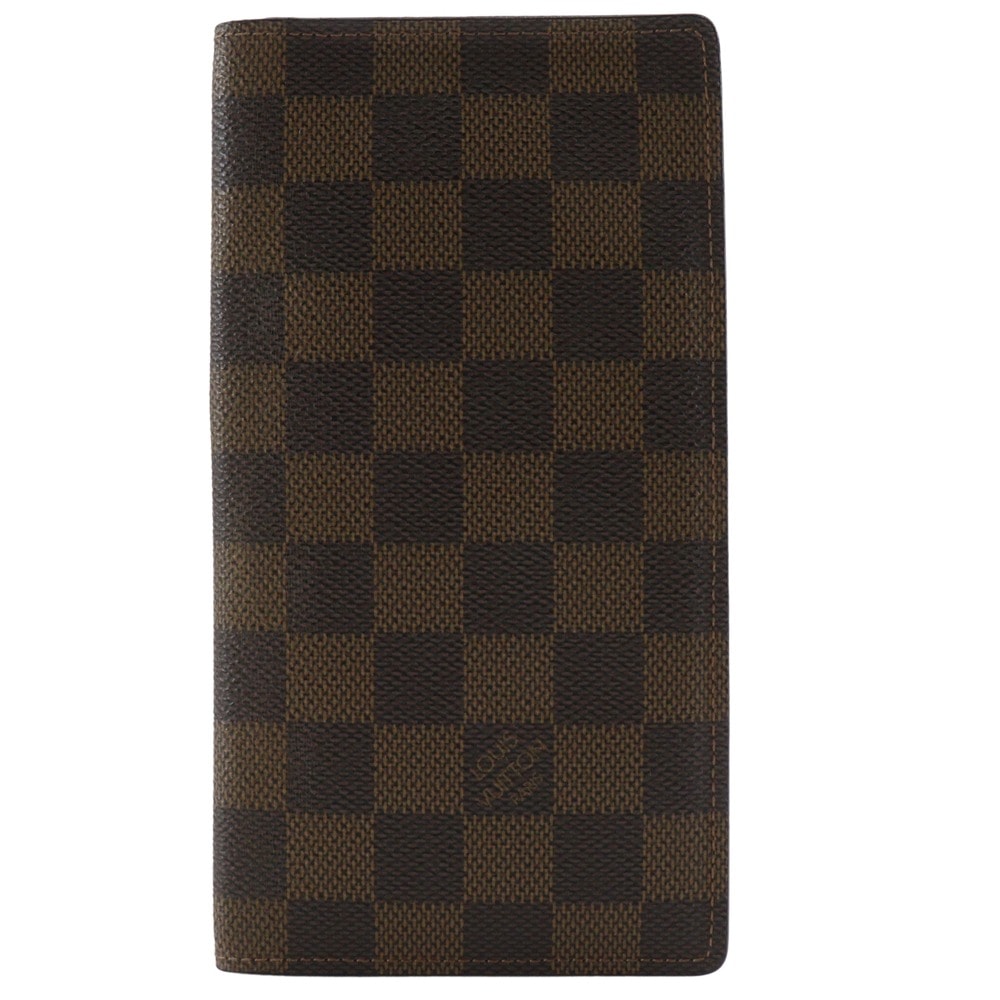 ポルト・バルール・カルト・クレディ N61823 札入れ ダミエキャンバス 茶 MI0032 メンズ 中古品
