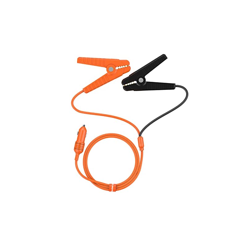 12V 自動車用バッテリー充電ケーブル バッテリークリップ 12V 車用 バッテリー充電 クリップ 小型 軽量 ショート保護 逆接続保護 過充電保護 Jackery ポータブル電源 全シリーズ対応