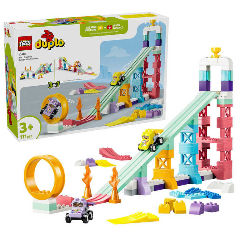 レゴジャパン　レゴ(LEGO) デュプロ デュプロのまち 3in1 スタントチャレンジ　10478