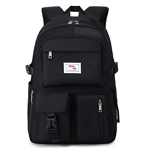 [MIPOHAM] リュック レディース メンズ 女の子 リュックサック 2層構造 14ポケット バックパック 大容量 学生 高校生 男女兼用 防水 おしゃれ 15.6インチPC 盗難防止 遠足 通学