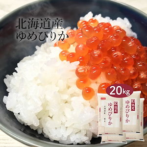 米 北海道産 ゆめぴりか 20kg 5kg 4セット 令和6年産 お米 こめ 20キロ 安い おこめ 白米 国産 食品 ギフト 引っ越し 挨拶 内祝い お歳暮 送料無料 おくさま印