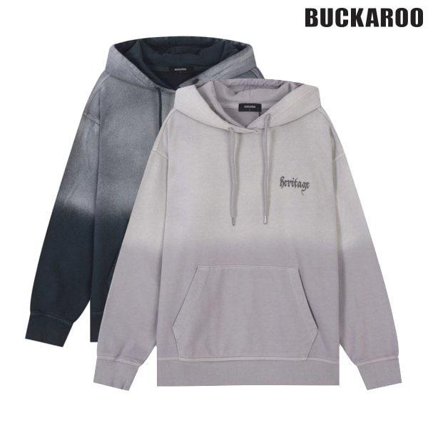 [驪州店] 男性3段ジョリオーバーフィットグラデーションロゴフード付きTシャツ(B251TS320P)