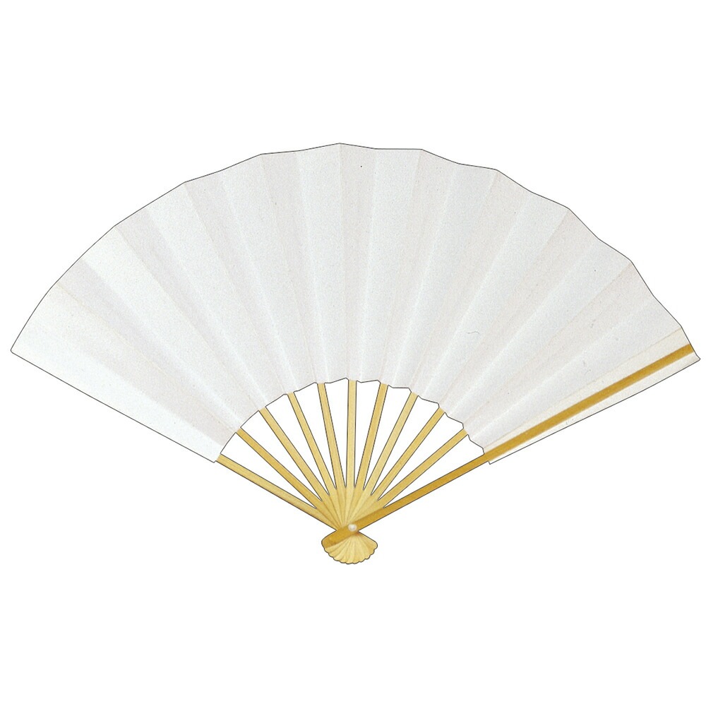 ササガワ 扇子 上白 結納用 10本入 33-213