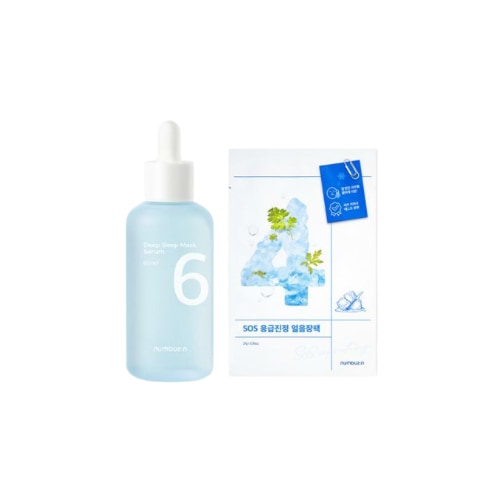 6番 ぐっすり眠るマスクパック セラム 80ml+4番 SOS 氷蔵パック 1枚
