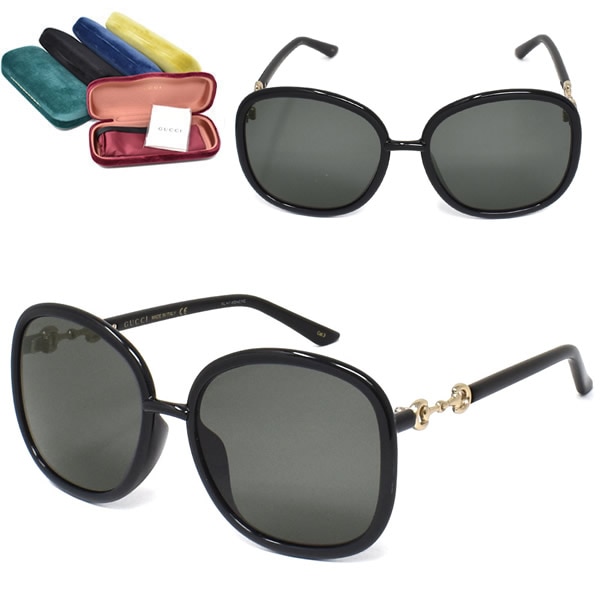 サングラス GG0892SA-001 アジアンフィット メンズ レディース ユニセックス ブラック