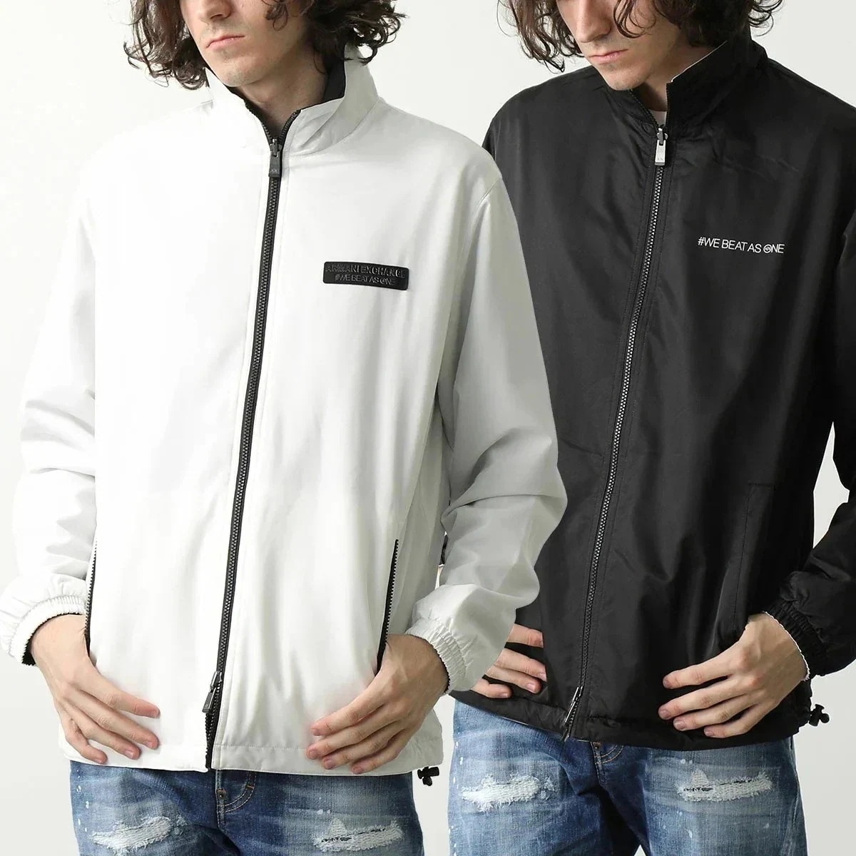 ARMANI EXCHANGE A/X アルマーニ エクスチェンジ ブルゾン 6RZB04 ZNICZ メンズ リバーシブル ジャケット ラバーロゴ 6111/