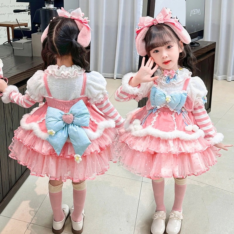 女の子ロリータプリンセスドレス子供の外国のメロディードレス誕生日ドレスハロウィーンギフト30%までに制限