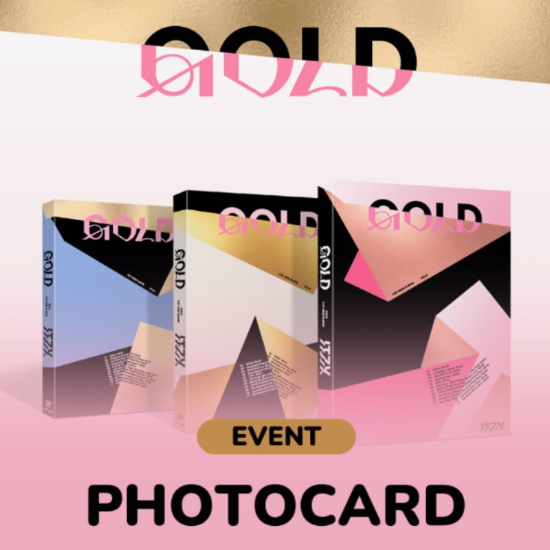 [PREORDER5EA/1SET]ITZY - GOLD (STANDARD)(NO ALBUM,ONLY PHOTOCARD)