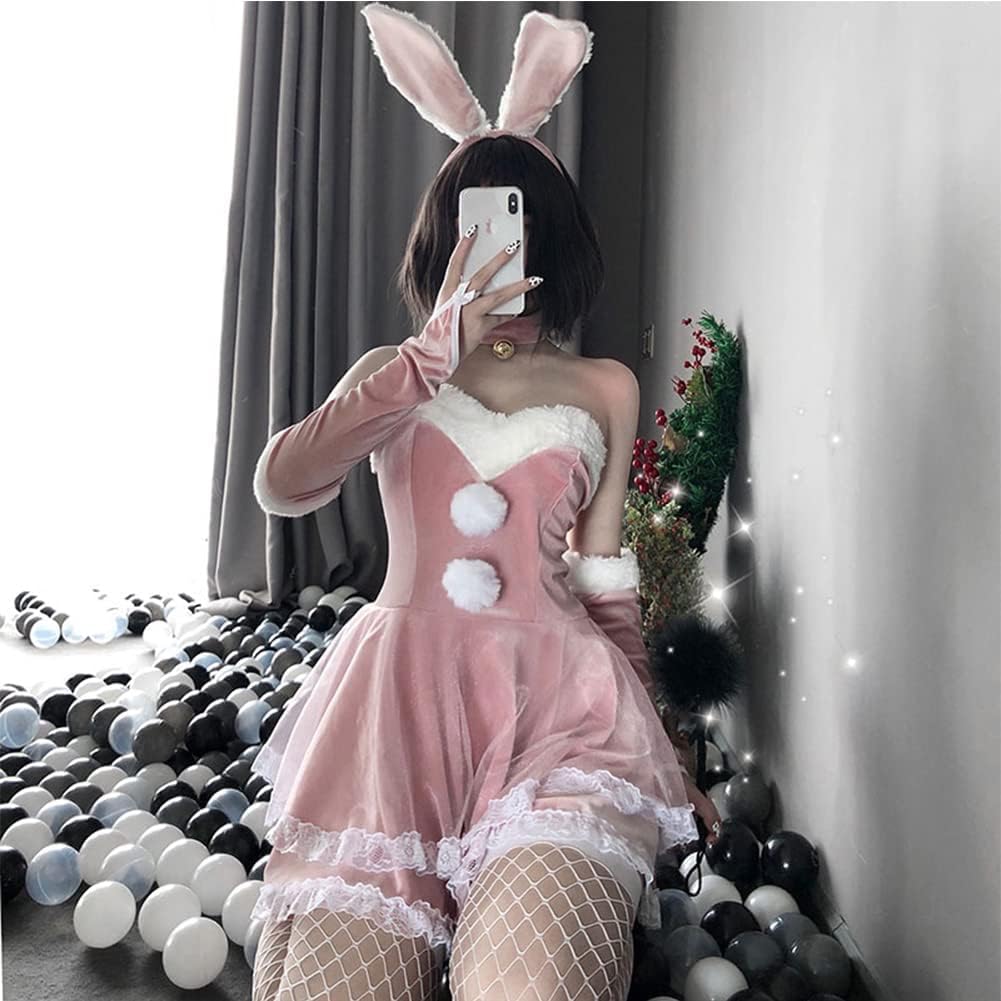 サンタ コスプレ セクシー 兎耳 ウサギ カチューシャ クリスマス サンタコス 大人 コスチューム レディース 可愛い サンタクロース クリスマスコスチューム パーティー ミニスカサンタ 余興今日は3