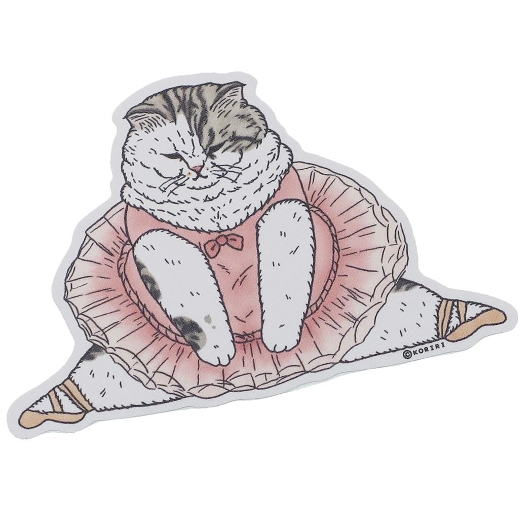 世にも不思議な猫世界 ステッカー クロス素材ステッカー ミーヤちゃん KORIRI 新しいブランド メール便可シネマコレクション DECOシール ゼネラルステッカー キャラクターグッズ通販 かわいい 最大70%OFFクーポン