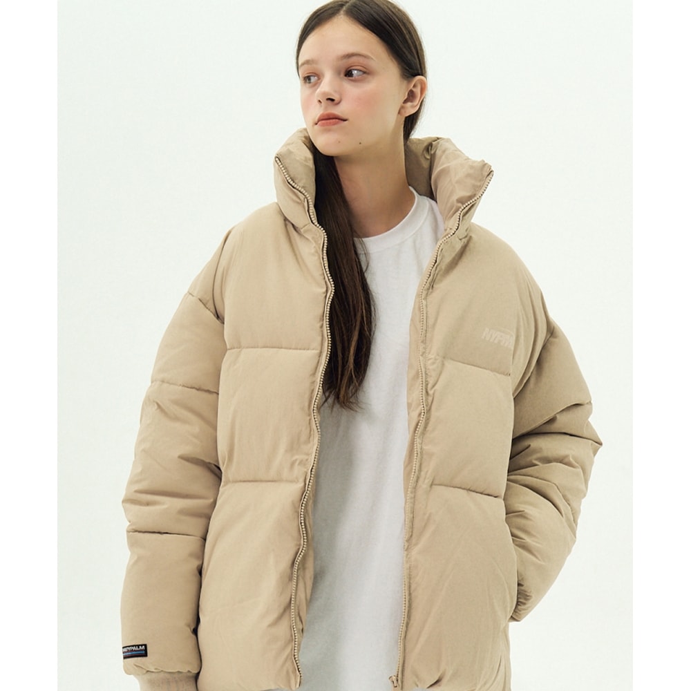 NASTY PALM NYPM プッパーショートパディングジャケットベージュ
