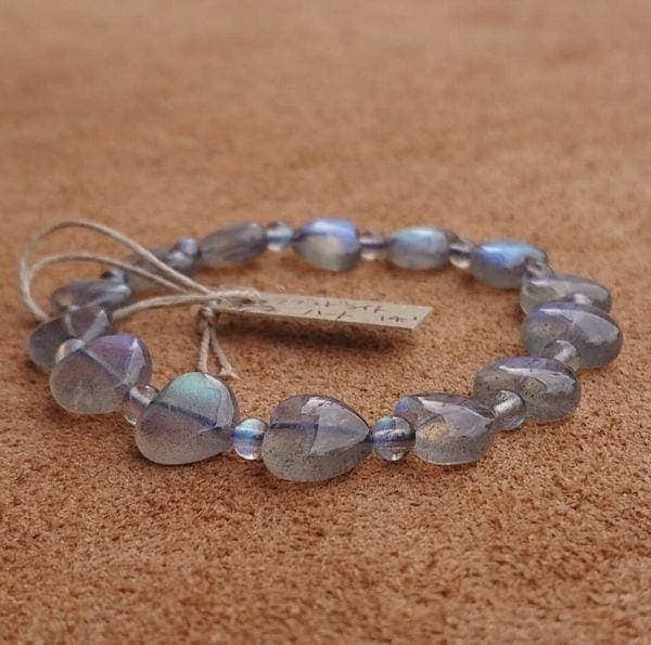 ブレスレット レディースアクセサリー アクセサリー ファッション マダガスカル産 ラブラドライト