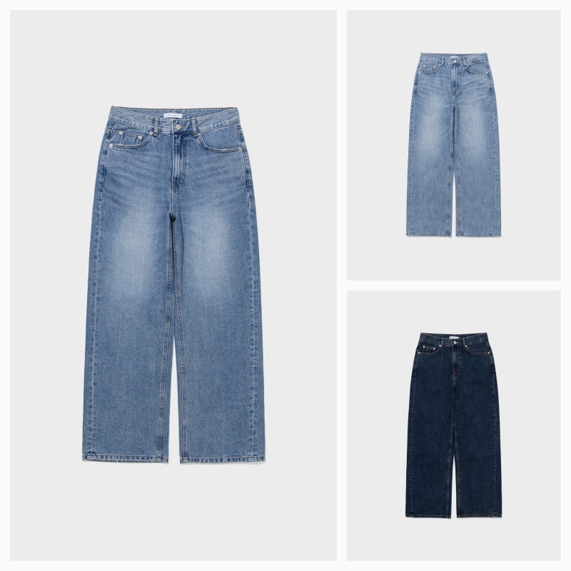 【LOW CLASSIC】26SS RELAXED LOOSE-FIT JEANS : 3COLORS